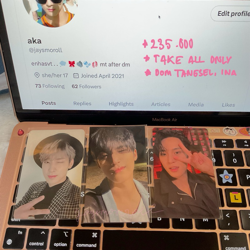 

wts take all seventeen mingyu wonwoo fml sg20