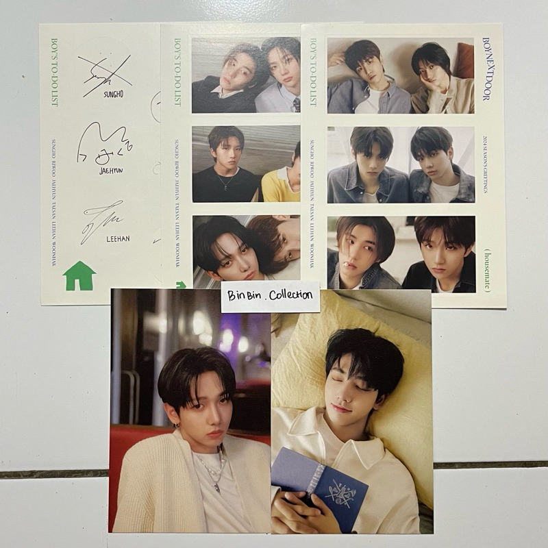 Boynextdoor Sticker set + postcard Jaehyun