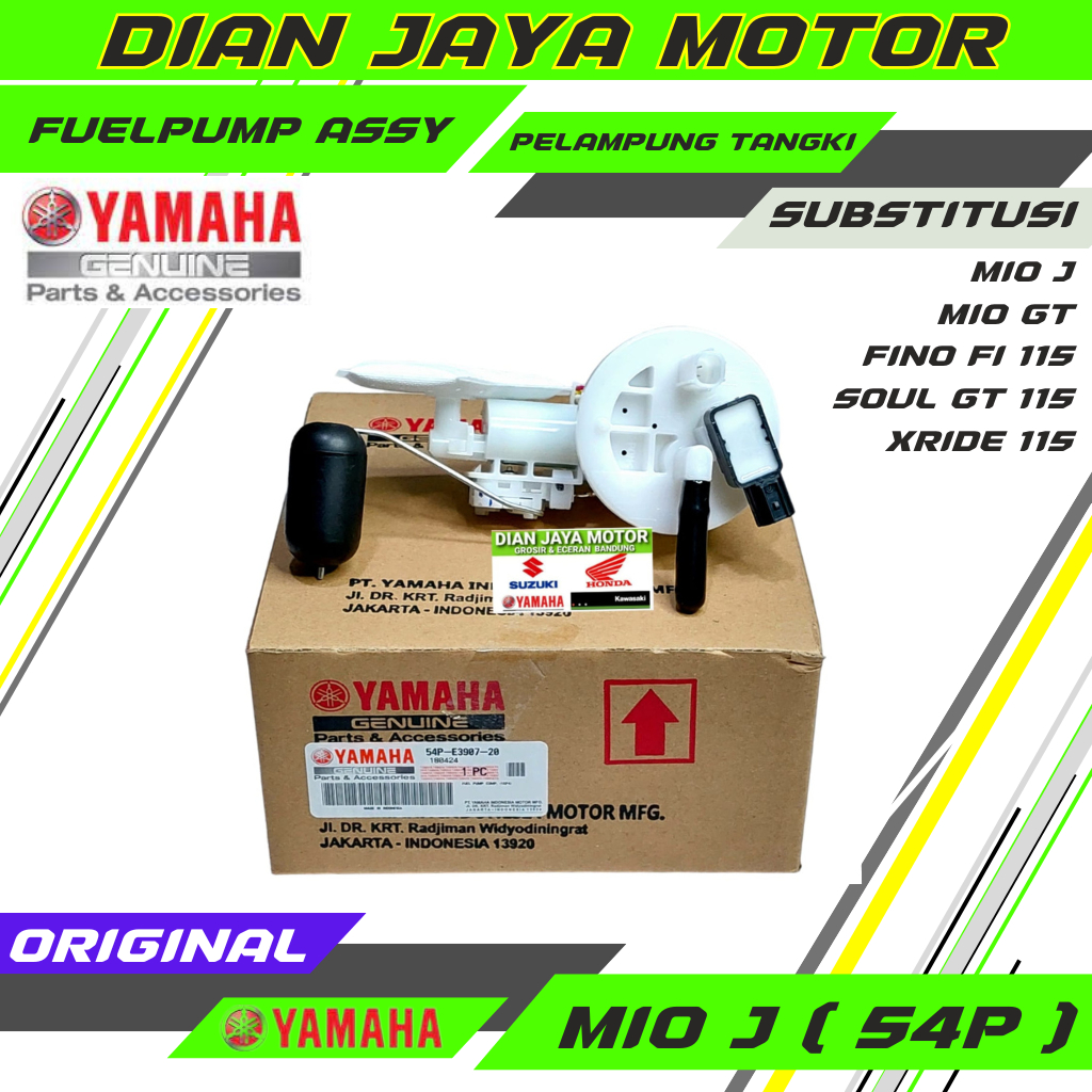Fuelpump Mio J 54P ORI YAMAHA pompa Bensin Mio J Mio GT  Soul GT 115 Pelampung Tangki Mio J pulpam