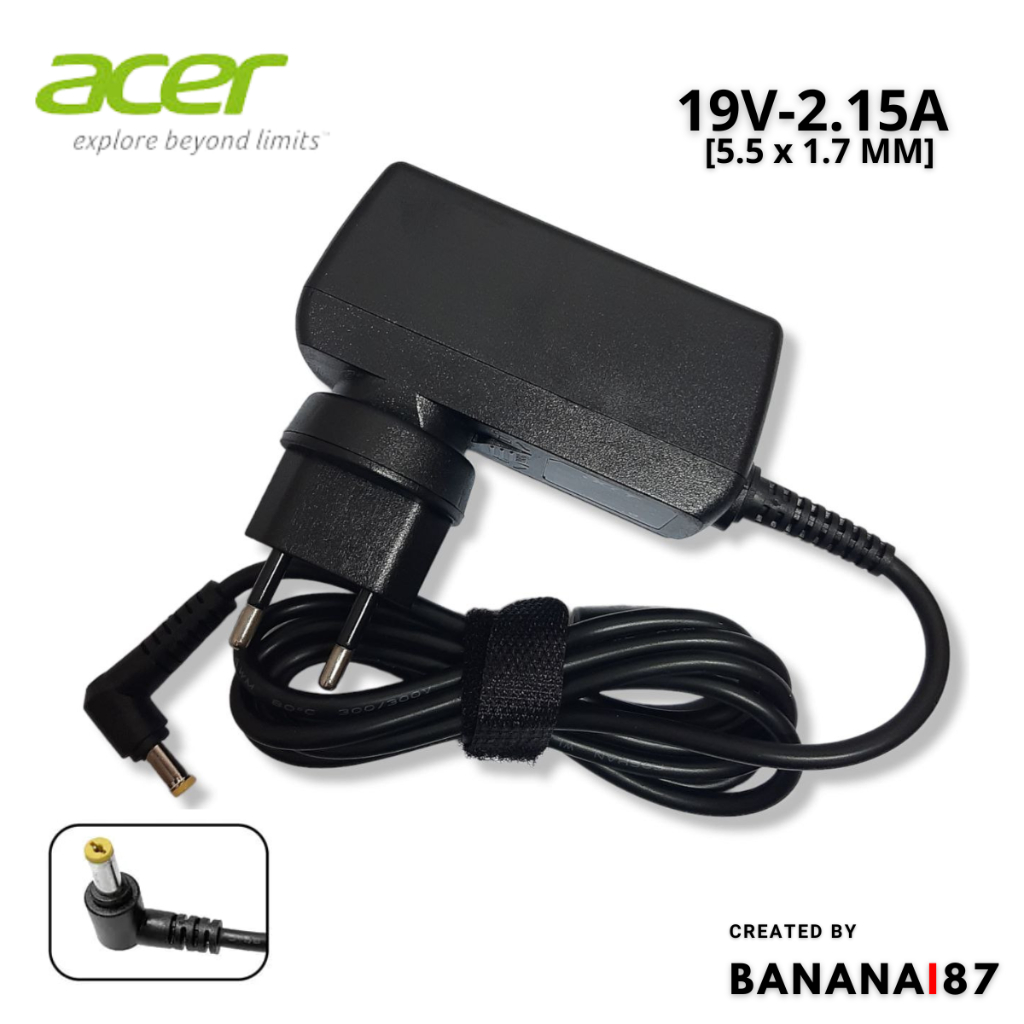 ACER - Charger Laptop Acer Aspire V5-132 V5-132P V5-131 Original Output 19V 2.15A
