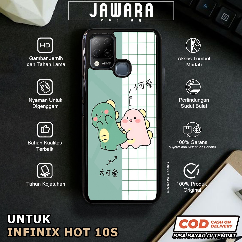 Case Infinix Hot 10S Casing Infinix Hot 10S [DSNC] Premium Glossy Case Hp Infinix Jawara Casing Hp I