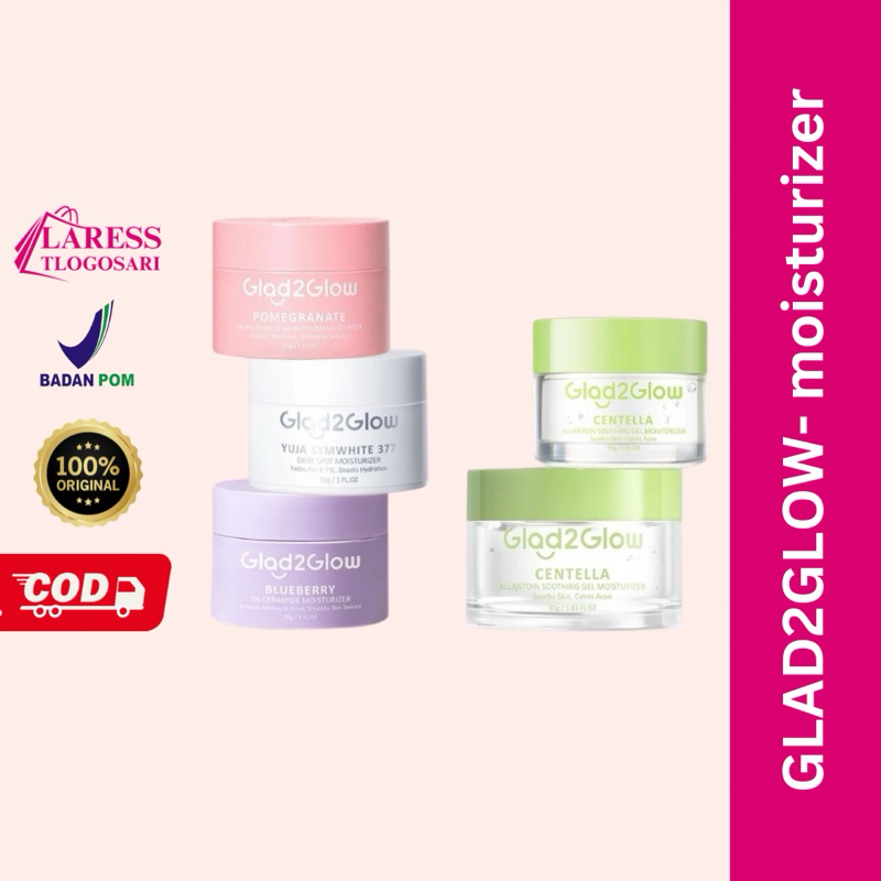 Glad2glow Moisturizer - Glad2Glow Blueberry Moisturizer - Glad2glow Moisturizer Pomegranate