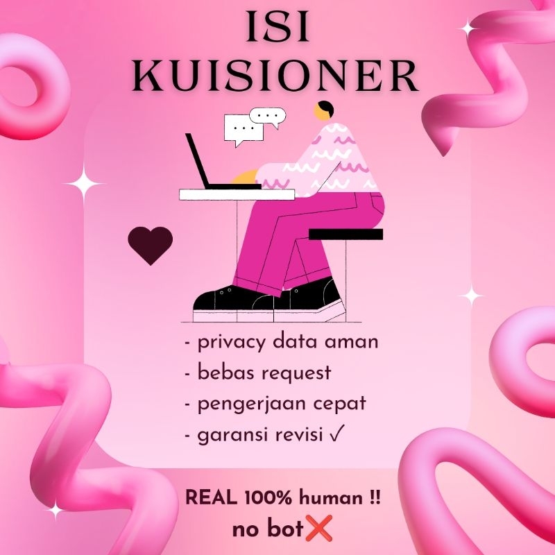 JASA ISI KUISIONER 𝜗𝜚 | BEBAS REQ