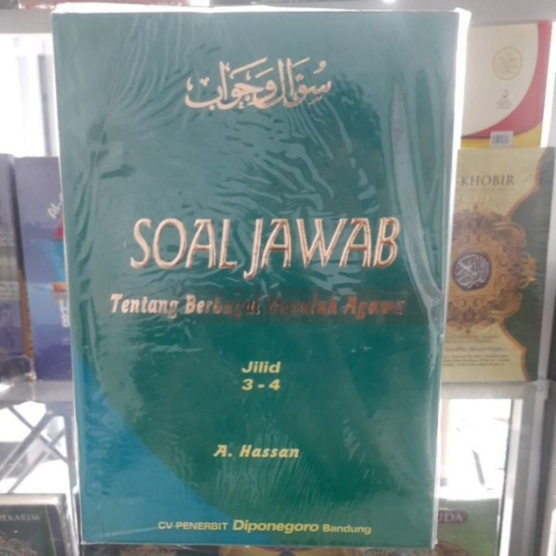 Buku A Hassan judul Soal Jawab A Hassan