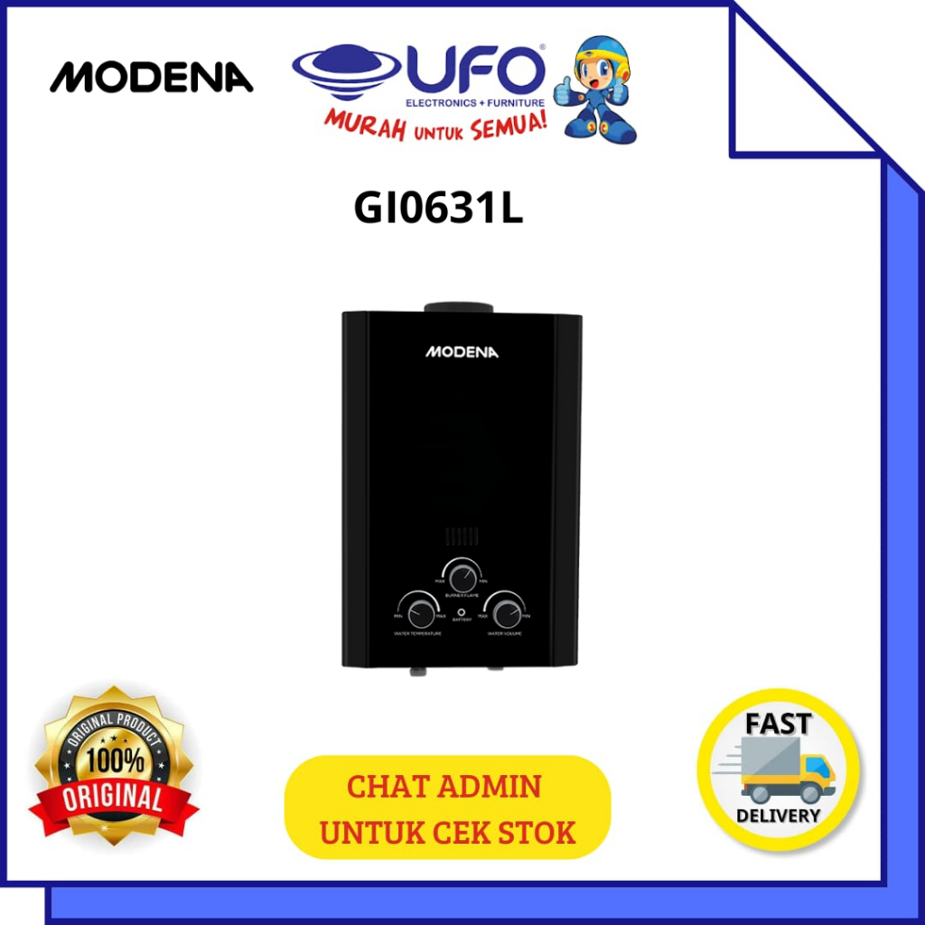 MODENA WATER HEATER GAS 6 LITER GI0631L