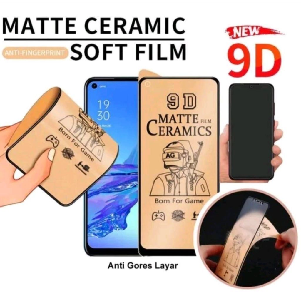 U2U-ANTIGORES CERAMIC MATTE INFINIX Hot 30 Hot 30i Hot 30 Play Hot 40 Hot 40 Pro Hot 40i Note 7 Note