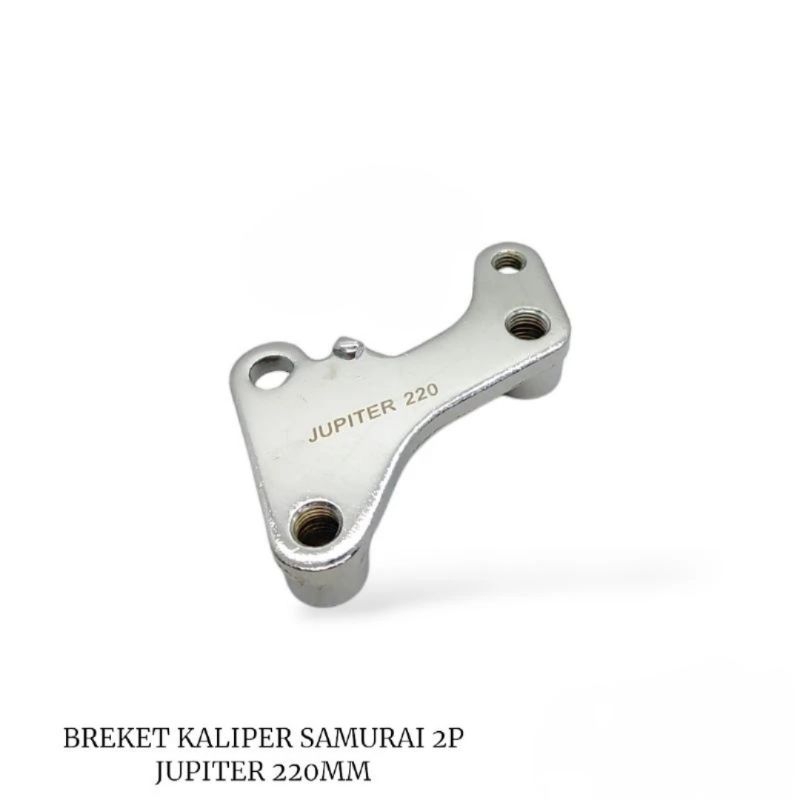 BREKET KALIPER SAMURAI 2 PISTON JUPITER 220MM BREKET CHROME VARIASI BREKET KALIPER JUPITER KALIPER U