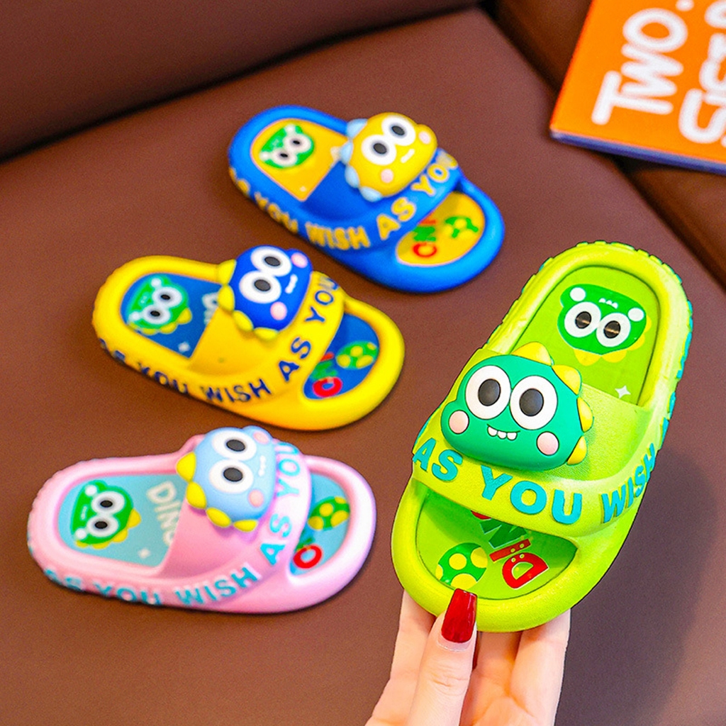 PROMO 12.12 IMPORT Okaybaby B408 Sandal Dino Cute Sandal Anak Laki Laki Perempuan Lucu Sport Sendal 