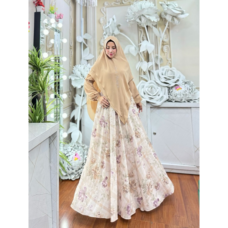Gamis Malla Syari By Fazza Boutique