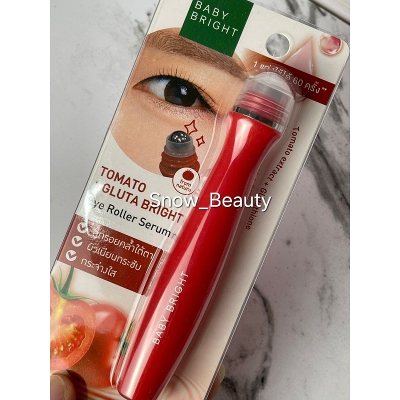 Eye Roller Serum Tomato Thailand | Serum Menghilangkan Mata Panda Lingkaran Mata Hitam Varian Tomato