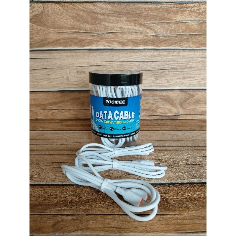 FOOMEE DA39-CC [1 Toples Isi 10Pcs] USB Type-C To Type-C Fast Charging 30W