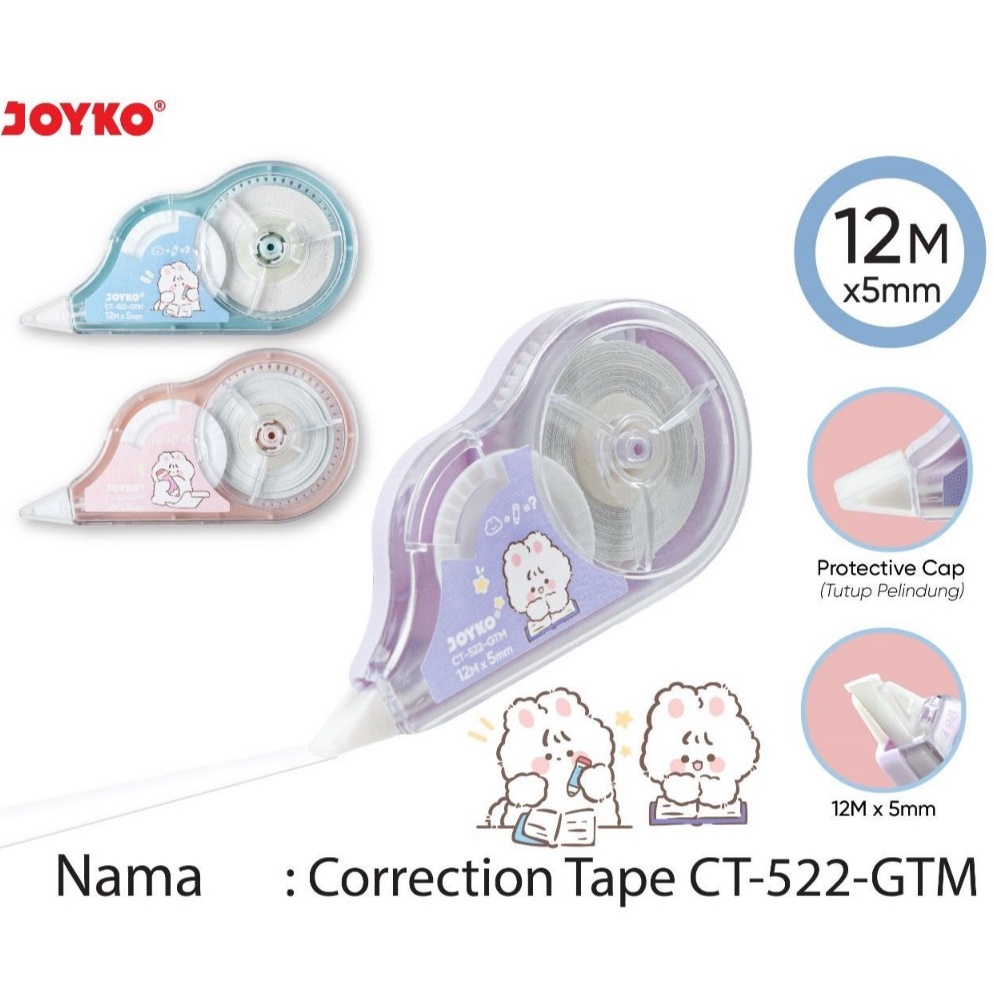 

KODE S59X Tipex Roll Joyko Ct522 Motif Fancy