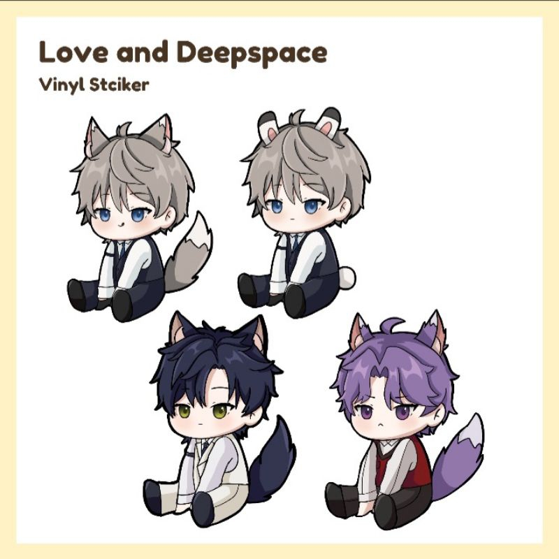 

[LaDS] Love and Deepspace sticker waterproof (fanmade)