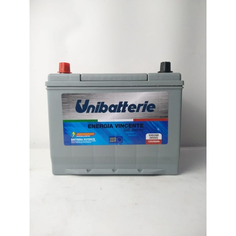 AKI UNIBATTERIE N50Z 60AH MF KERING 55D26R