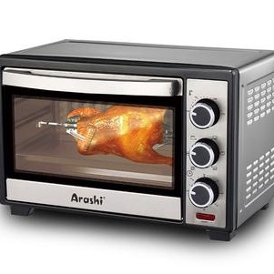 KODE E42N Arashi Oven S26A  Kapasitas 26 L  36W  Body Dalam Galvanis