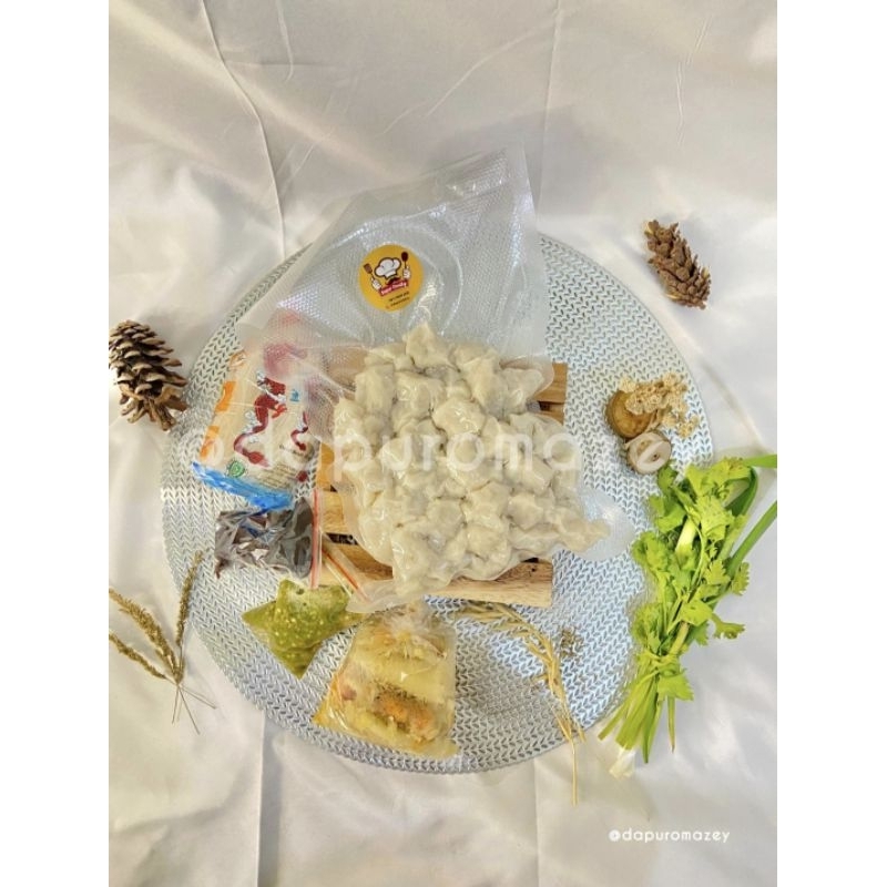 

Tekwan Palembang Frozen 1/2kilo + Bumbu lengkap