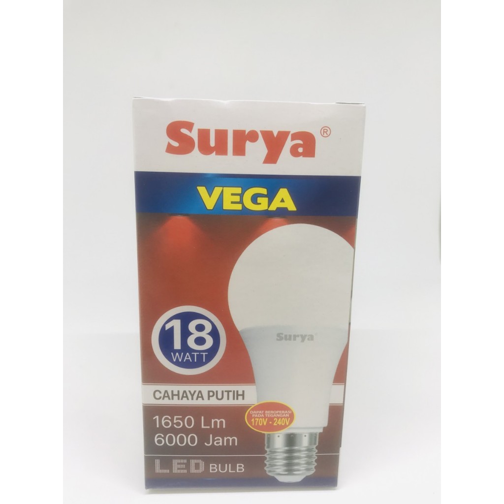 Lampu LED Surya Vega 18W 18 W 18 Watt 18Watt - Putih Cooldaylight