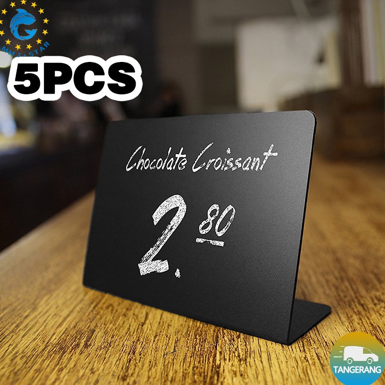 

5 PCSPapan Tulis Kapur Food Buffet MiniAcrylic Mini ChalkboardPapan Tulis Kapur MiniPapan Kapur Menu Cafe