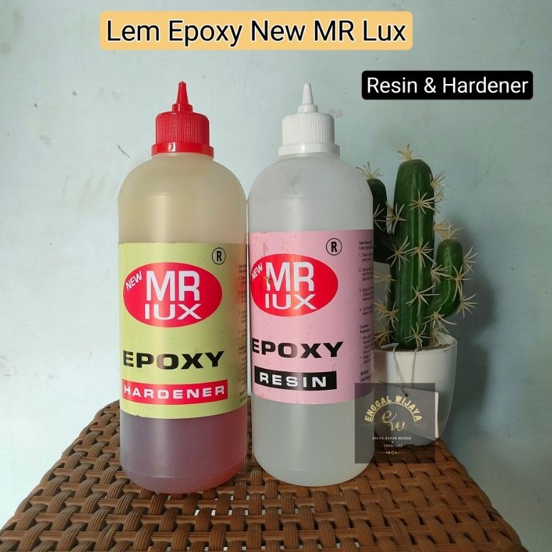 

KODE P83X Lem Epoxy New MR LUX Resin hardiner BESAR Lem Mudah Merekat Kuat