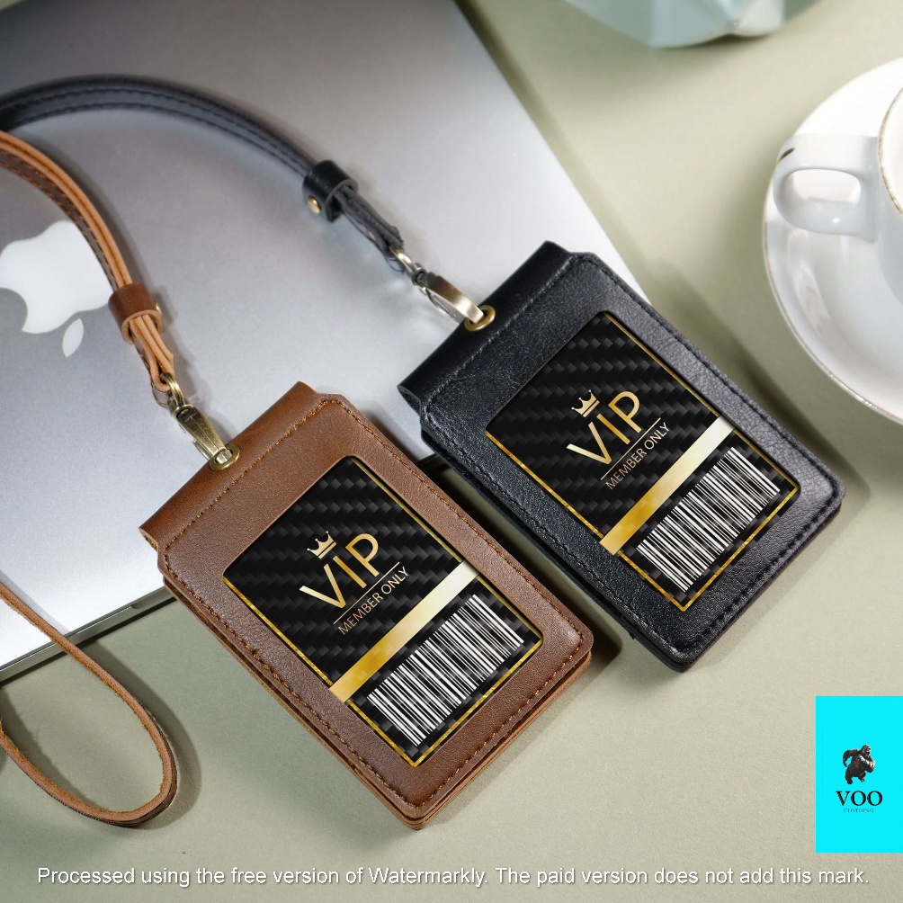 

KODE N74E name tag kulit magnet 1 sisi dan 2 sisigantungan id cardlanyard pu leatherlanyard id card magnetaksesoris kantorperlengkapan kantor