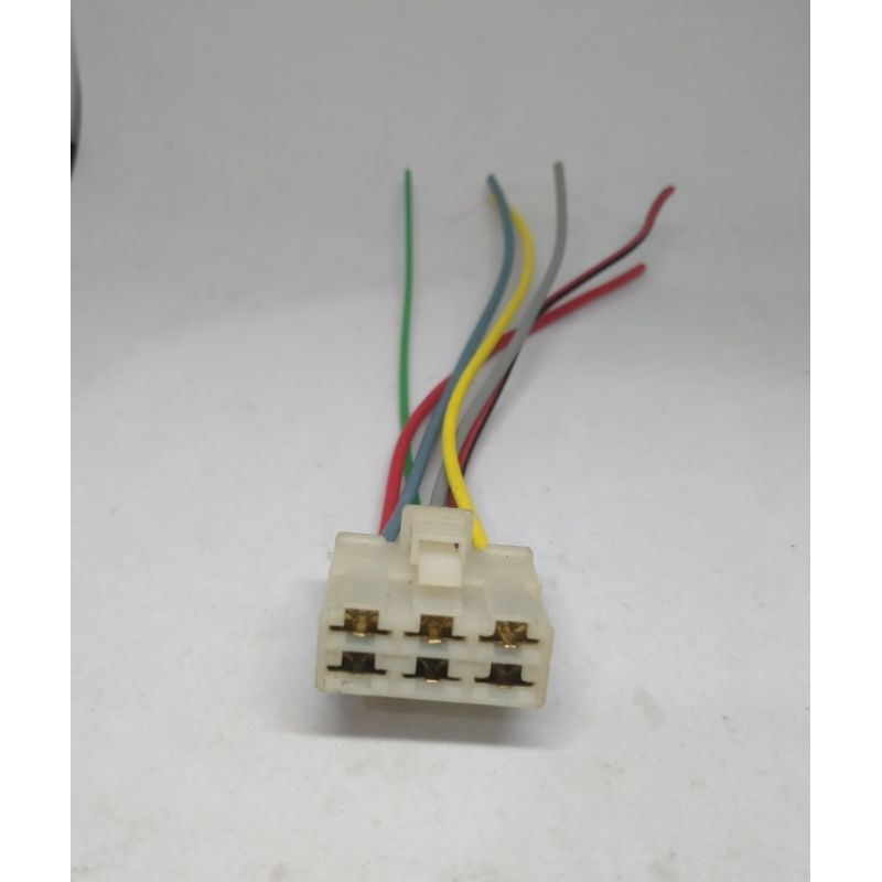 Soket kiprok regulator rectifire Honda fi new Revo 110 fit Blade Supra x 125 pin 6 kabel 5 socket ko