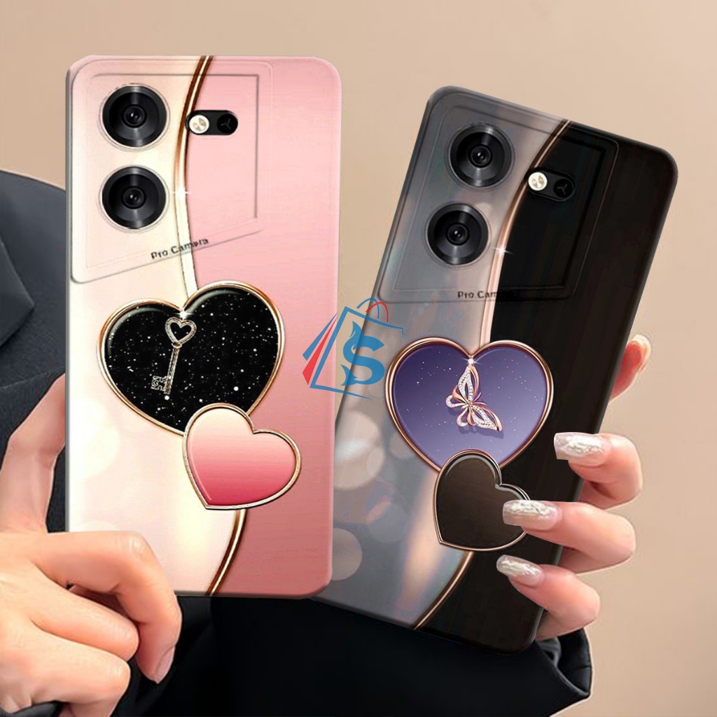 [SHARK CASE] Softcase TECNO POVA 5/TECNO POVA 5 PRO Motif Love - Casing Tecno Pova - Cesing Hp - Cas
