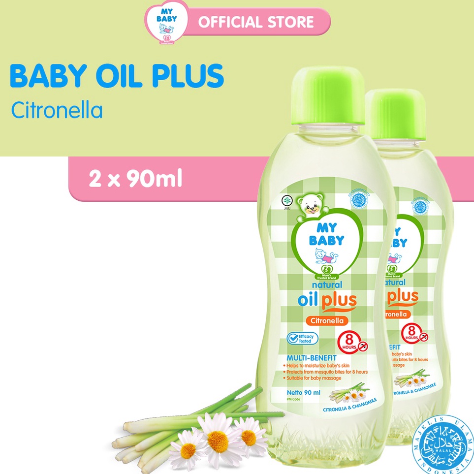 

Ready Stok My Baby Oil Plus Citronella 9 ml 2 pcs Bundle Pack Exp 8225