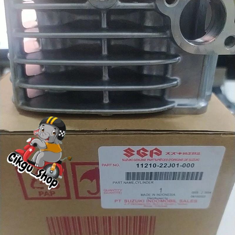 BLOK, cylinder blok suzuki shooter Smash Fi,115, Satria YOUNG STAR Original SGP 100%