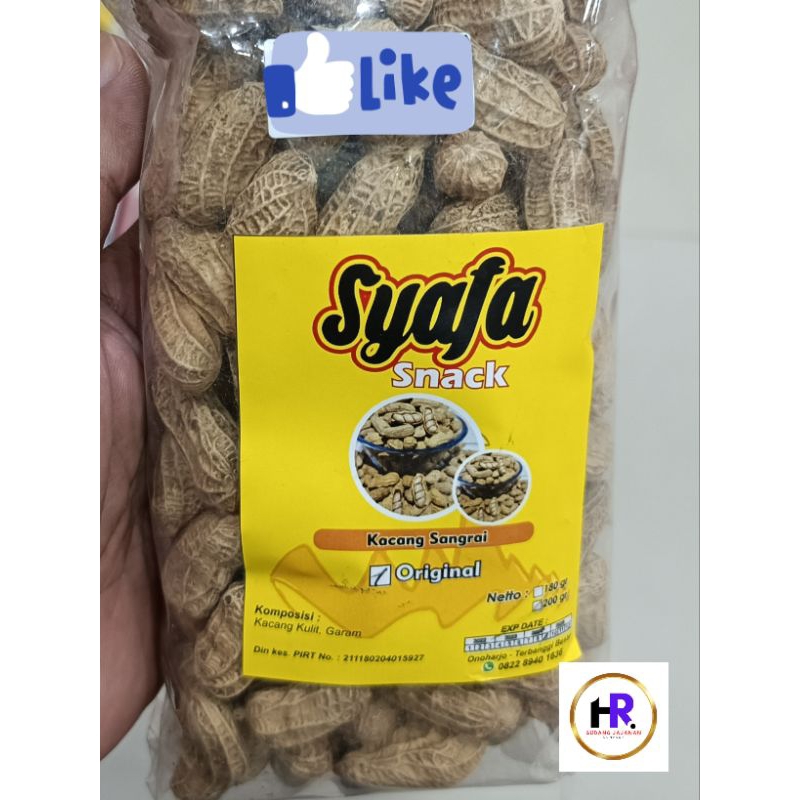 

kacang kulit syafa / snack / jajanan / cemilan / makanan ringan
