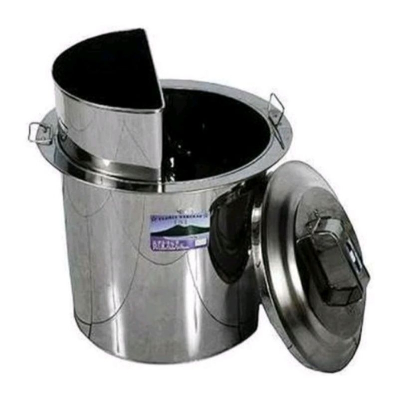 Dandang Mie Ayam Sekat Lepas 32 Cm / Tong Mie Ayam Anak / Panci Mie Sekat Tebal