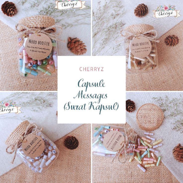 

Capsule Messages Surat Capsule JAR PLASTIK