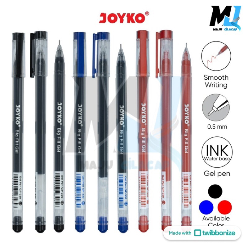 

Gel Pen Pulpen Pena Joyko GL-330 Pulpen Murah Atk