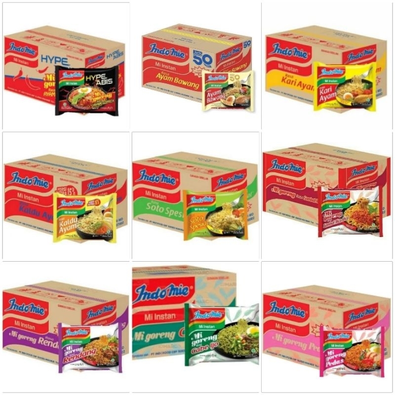 

Indomie Instan All Varian 1 Dus