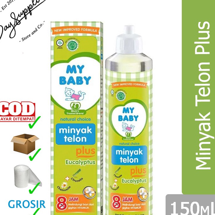 

My Baby Minyak Telon Plus Eucalyptus 15mL 15 mL Chamomile Citronella Sebelumnya 145mL