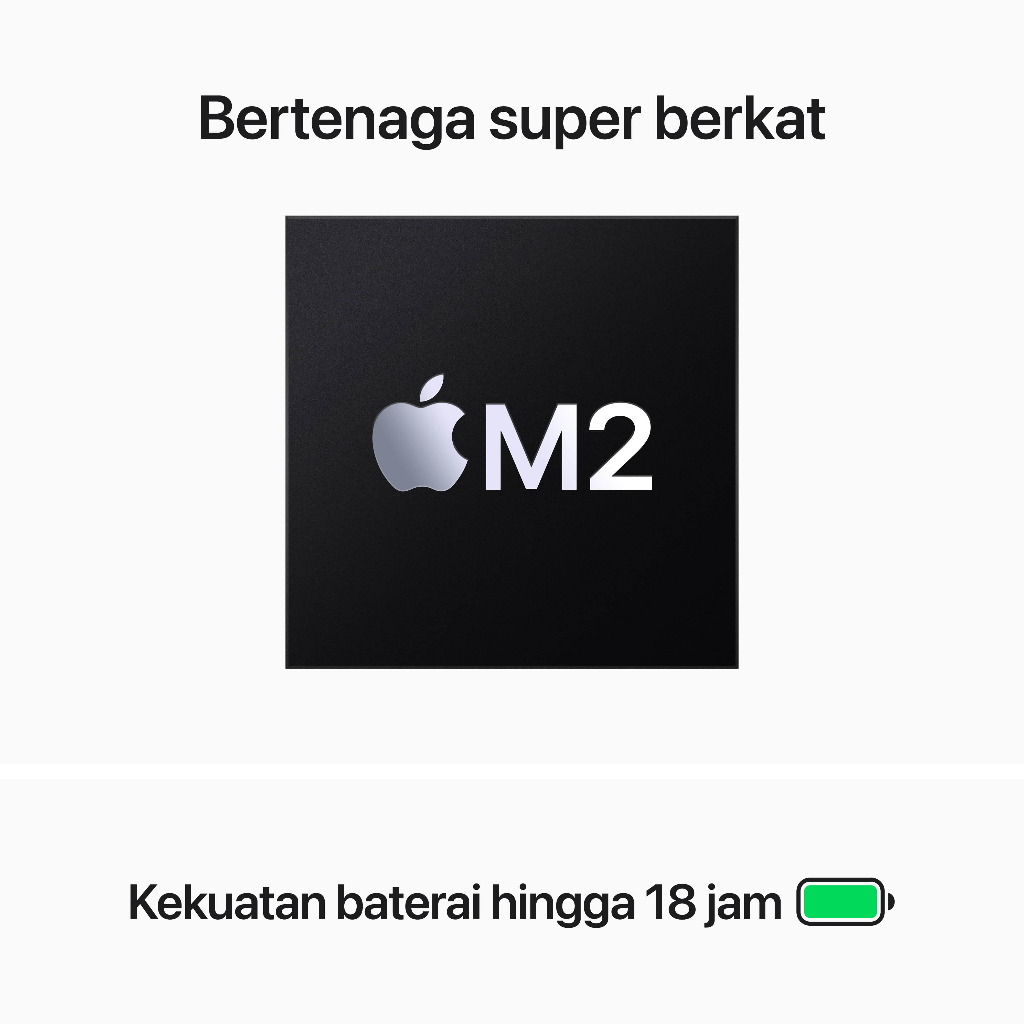 Apple Macbook Air (15 inci, M2, 2023) 512 GB