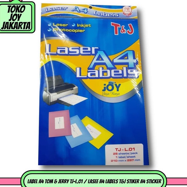 

Label A4 Tom Jerry TJL1 Lasee A4 Labels TJ Stiker A4 Sticker