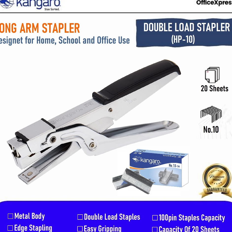 

Long Arm Stapler HP1 Stapler Jilid HP 1 Stapler Buaya HP1 Kangaro Stapler Standar HP1 Double Load Stapler No1 Hekter Jilid No1