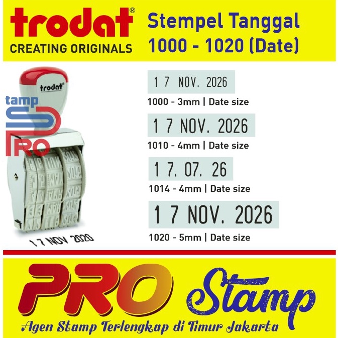 

Klasik Stempel Tanggal Trodat 11111412