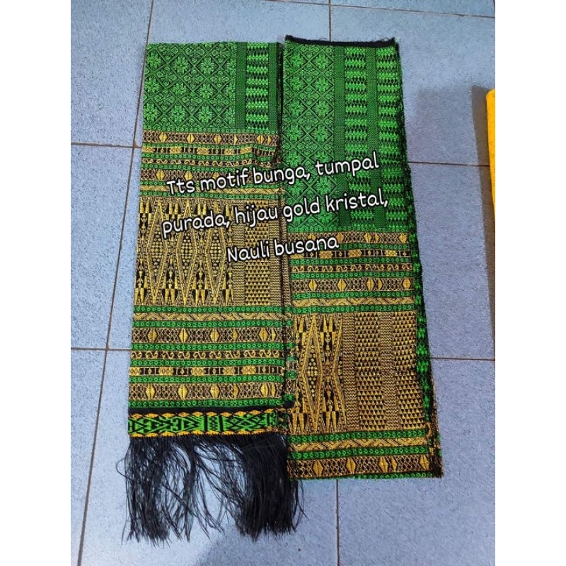 Tumtuman tonun tangan  toba tumpal purada kristal motif bintang