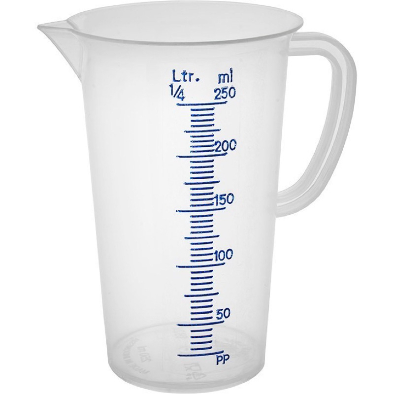 GREEN LEAF MEASURING CUP 250ML GELAS UKUR TAKAR PLASTIK 250ML