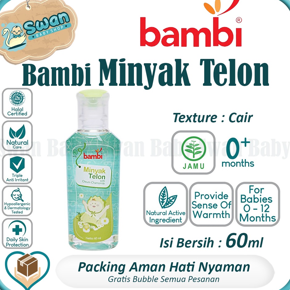 

Terlaku Bambi Baby Minyak Telon 6ml