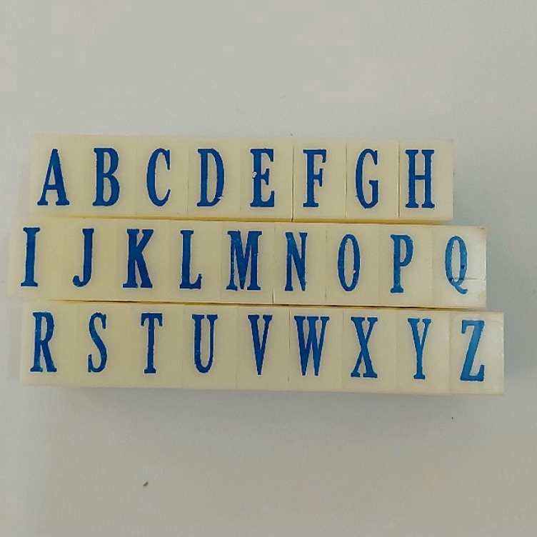 

Eksklusif Stempel Huruf Rakitan S2 Stempel Huruf Alpabet