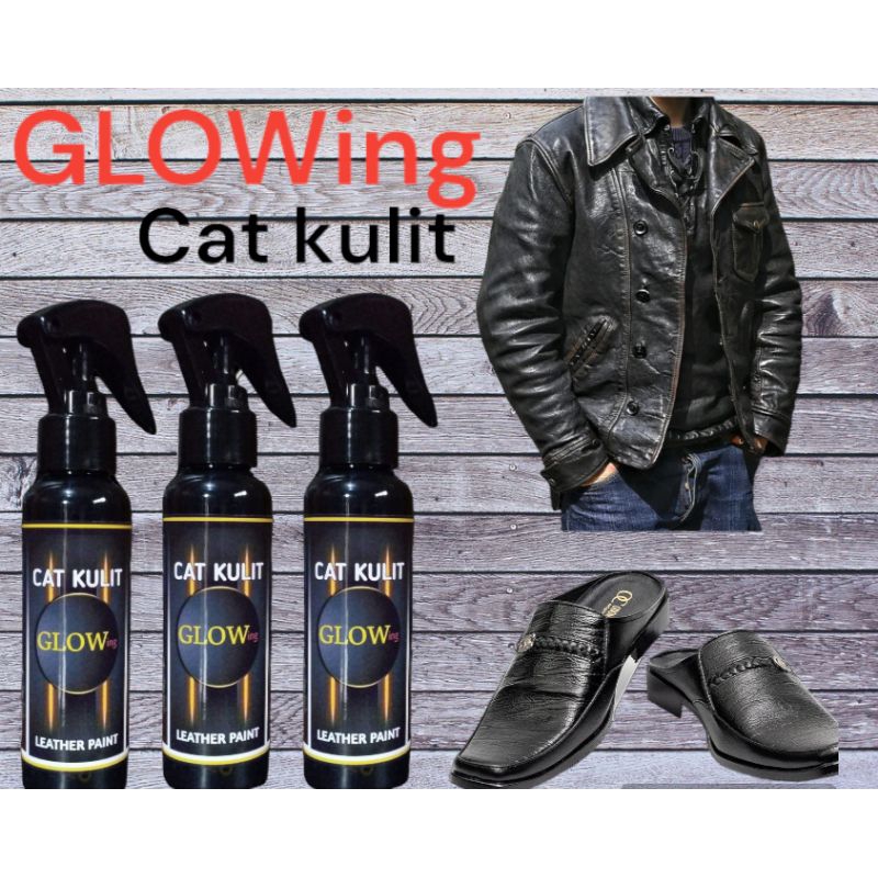 cat jaket kulit poles semir sepatu midsol leather jok repaint pewarna permanen warna hitam putih mer