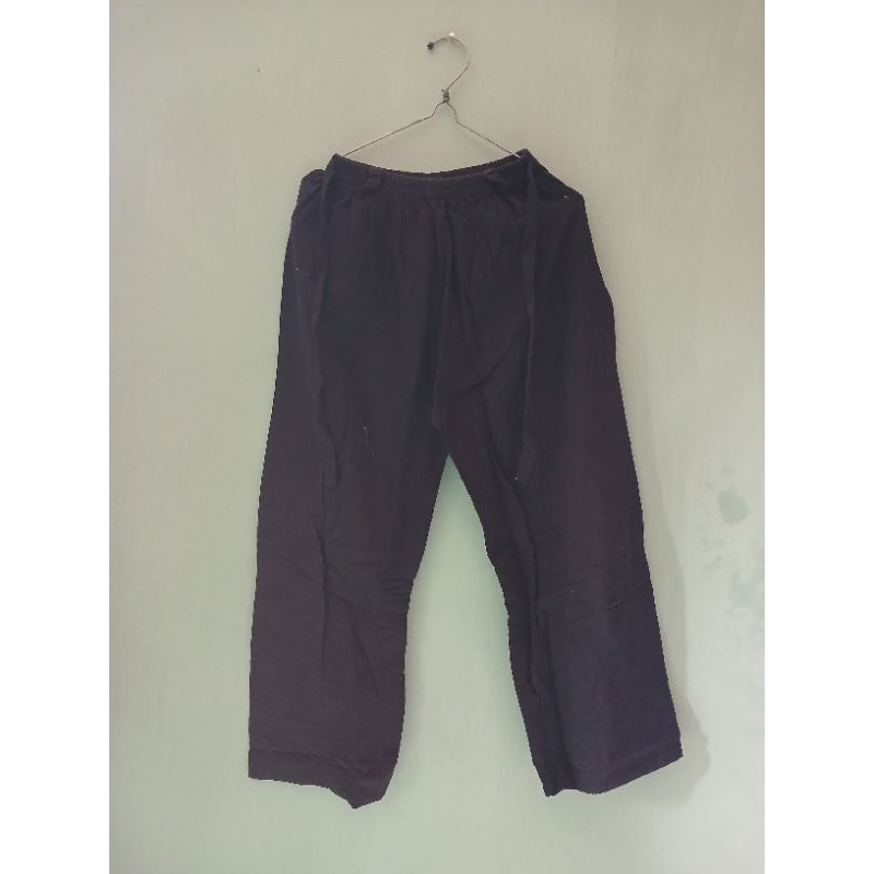 Preloved celana kulot linen, celana linen rami