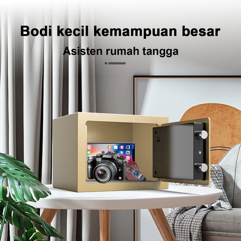 Cod Jt Kotak Uang Brankas Mini Brankas Mini Brankas Uang Brankas Besi Brankas Tahan Api Kualitas
