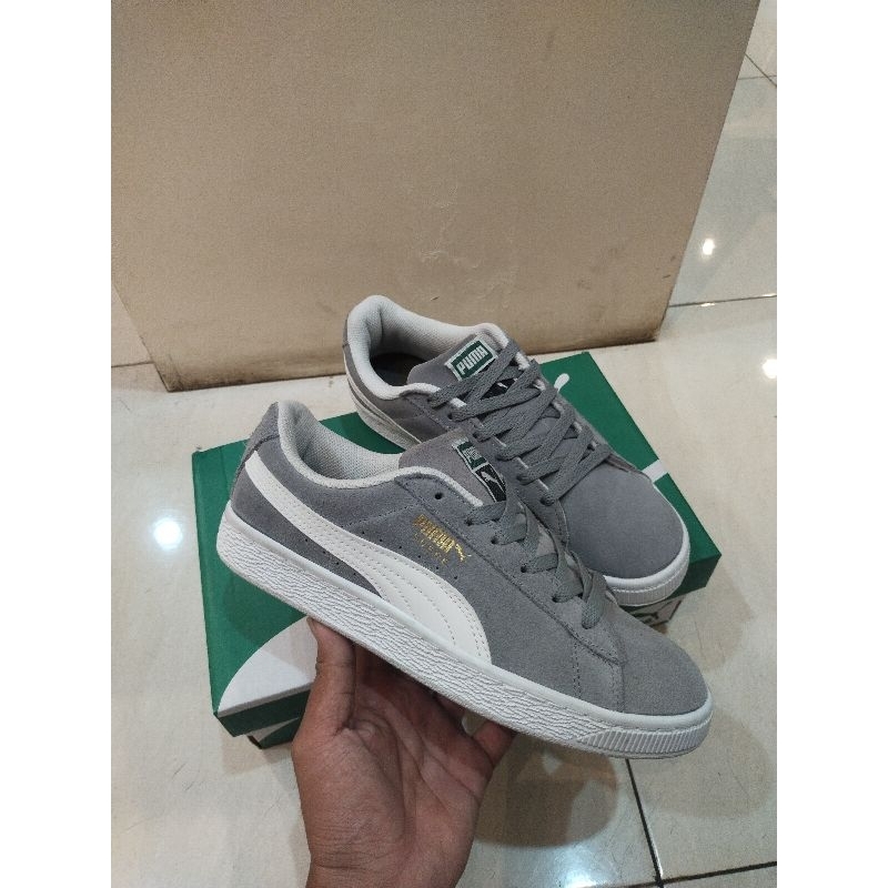 Puma Suede Grey White