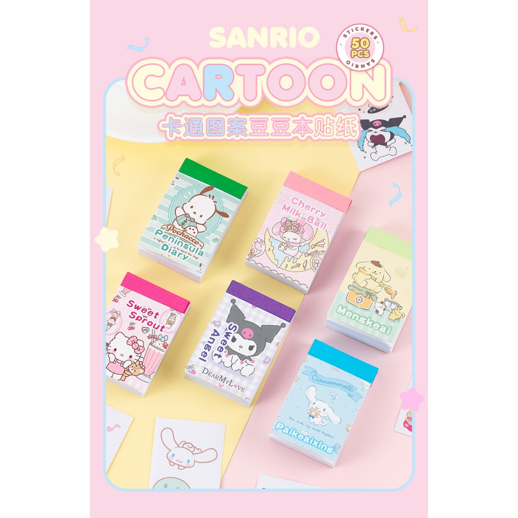 

Buku Stiker Sanrio isi 50 lembar Handbook Stiker Mini Aesthetic YZ010