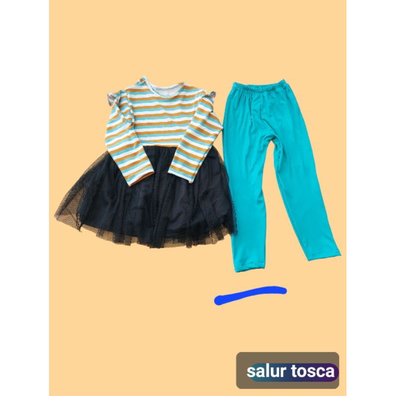 setelan rok tutu anak 2-6 tahun