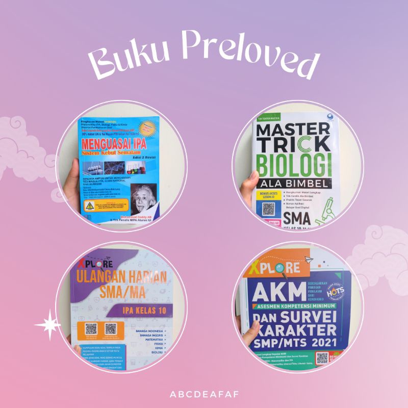 Preloved Buku SMA SMP