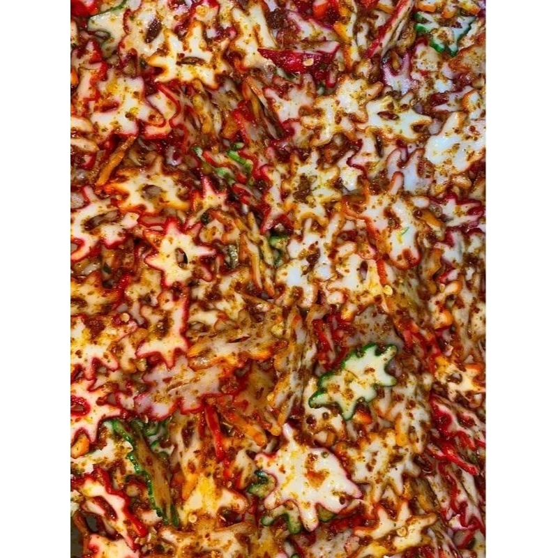 

KERUPUK BINTANG PEDAS DAUN JERUK / SEBLAK KERUPUK BINTANG 500g